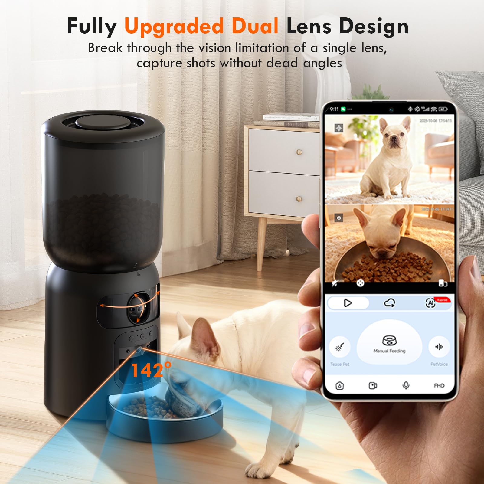 Voxblend dual power backup ensures uninterrupted feeding during outages