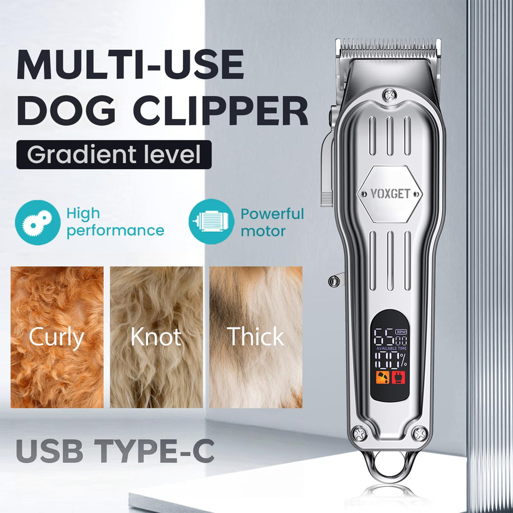 VOXGET 8-comb set enables precise length control for any coat