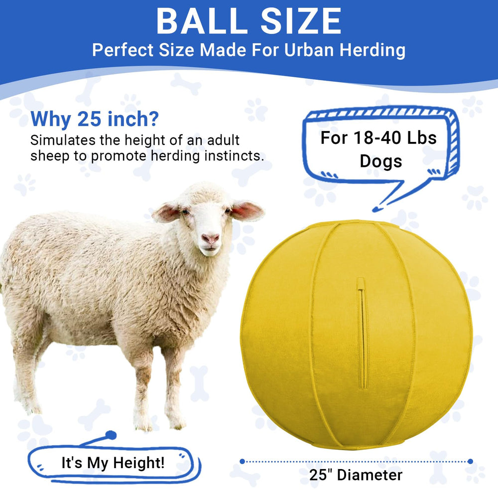 VOXGET Ball bright color boosts visibility and stimulates active pets.