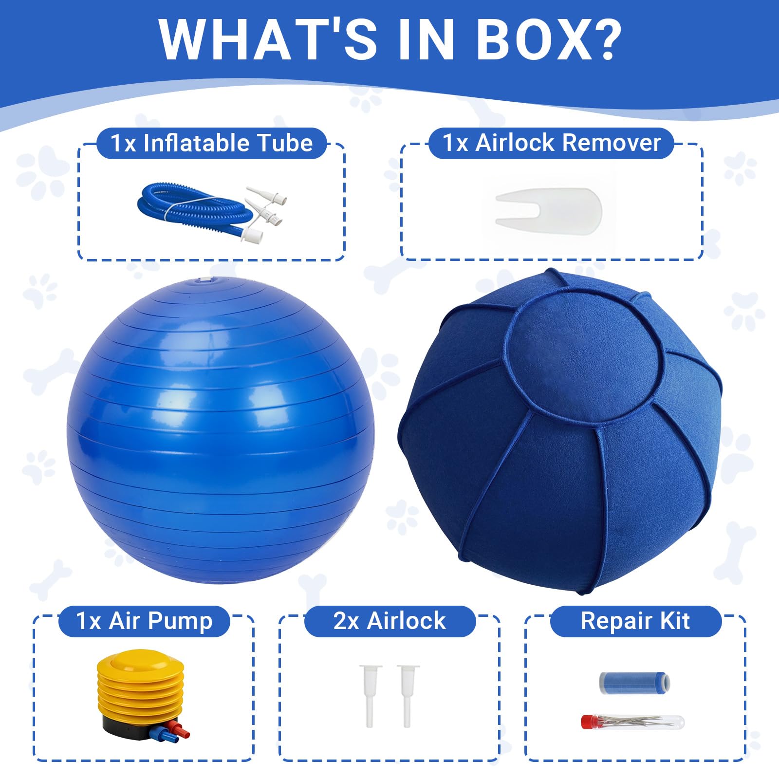 Puncture-resistant core with slow deflation increases safety during big-animal play.
