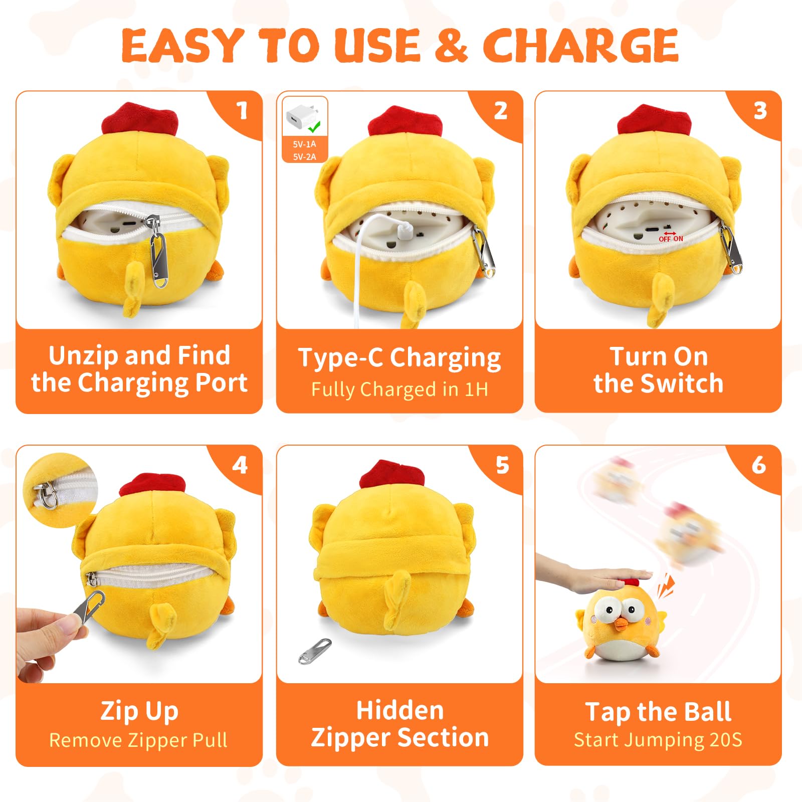 VOXGET plush toy on carpet highlights indoor versatility and kid-friendly use.