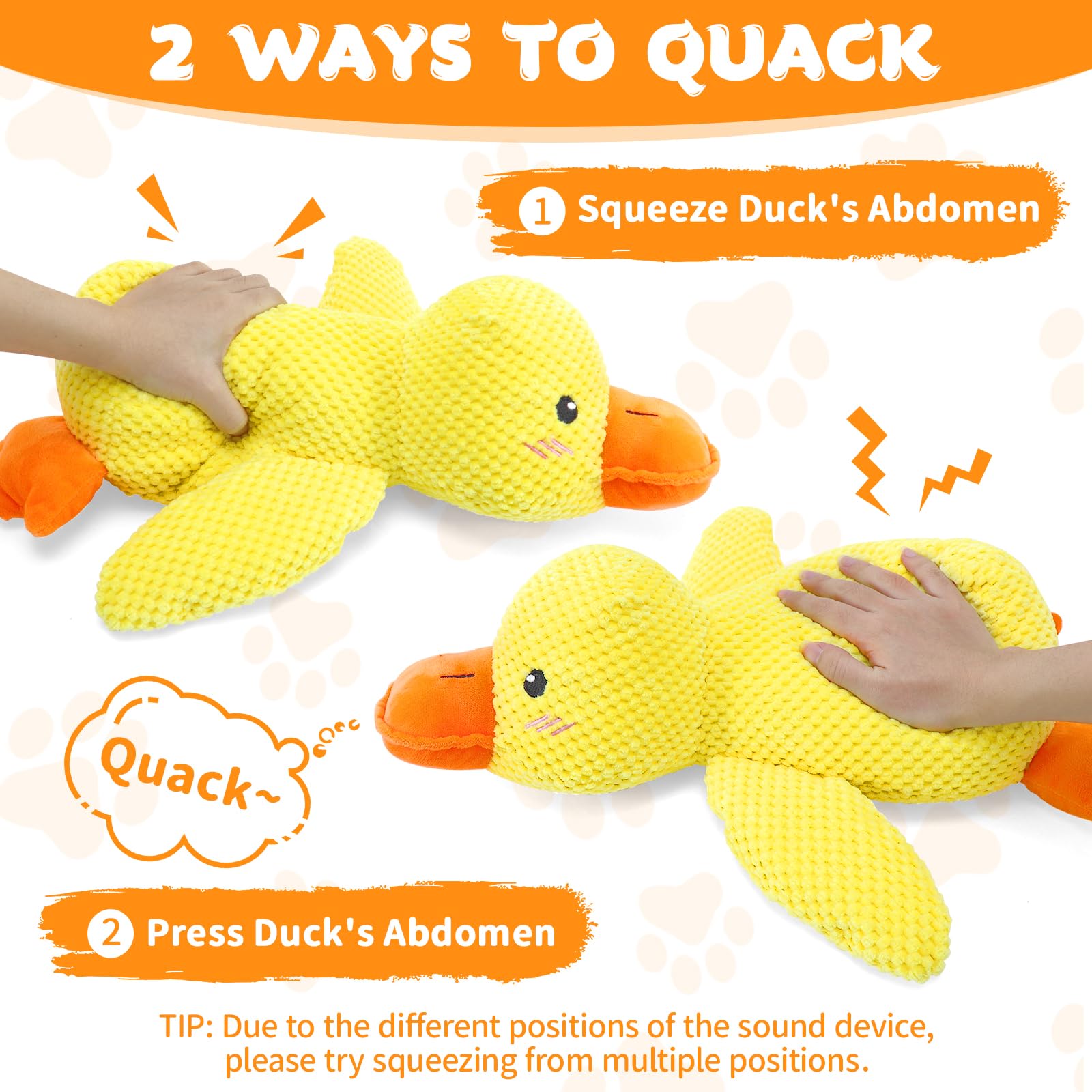 VOXGET interactive-duck-toy for fetch and training rewards.