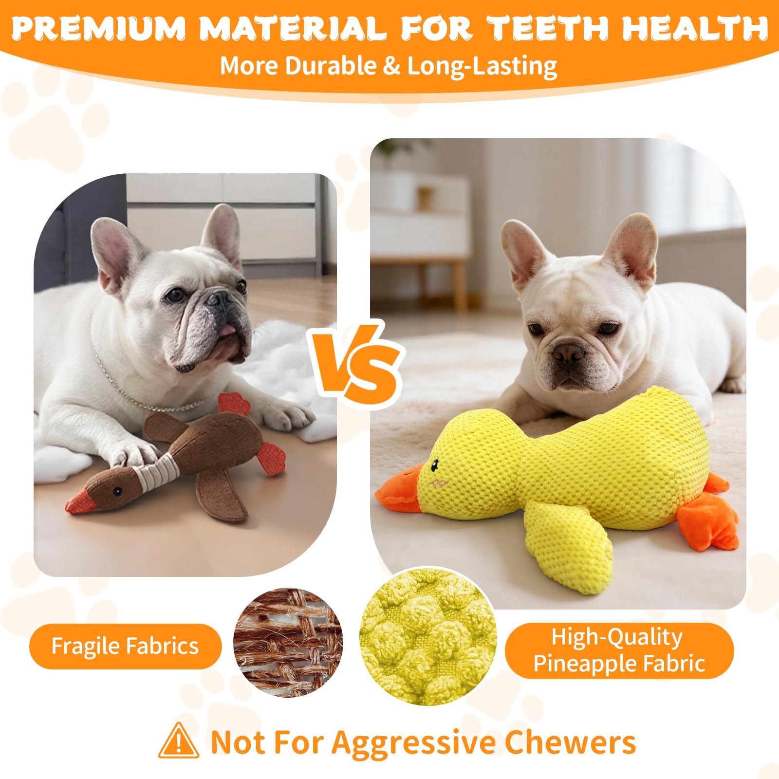 VOXGET pineapple-velvet surface toy cleans gently and massages gums.