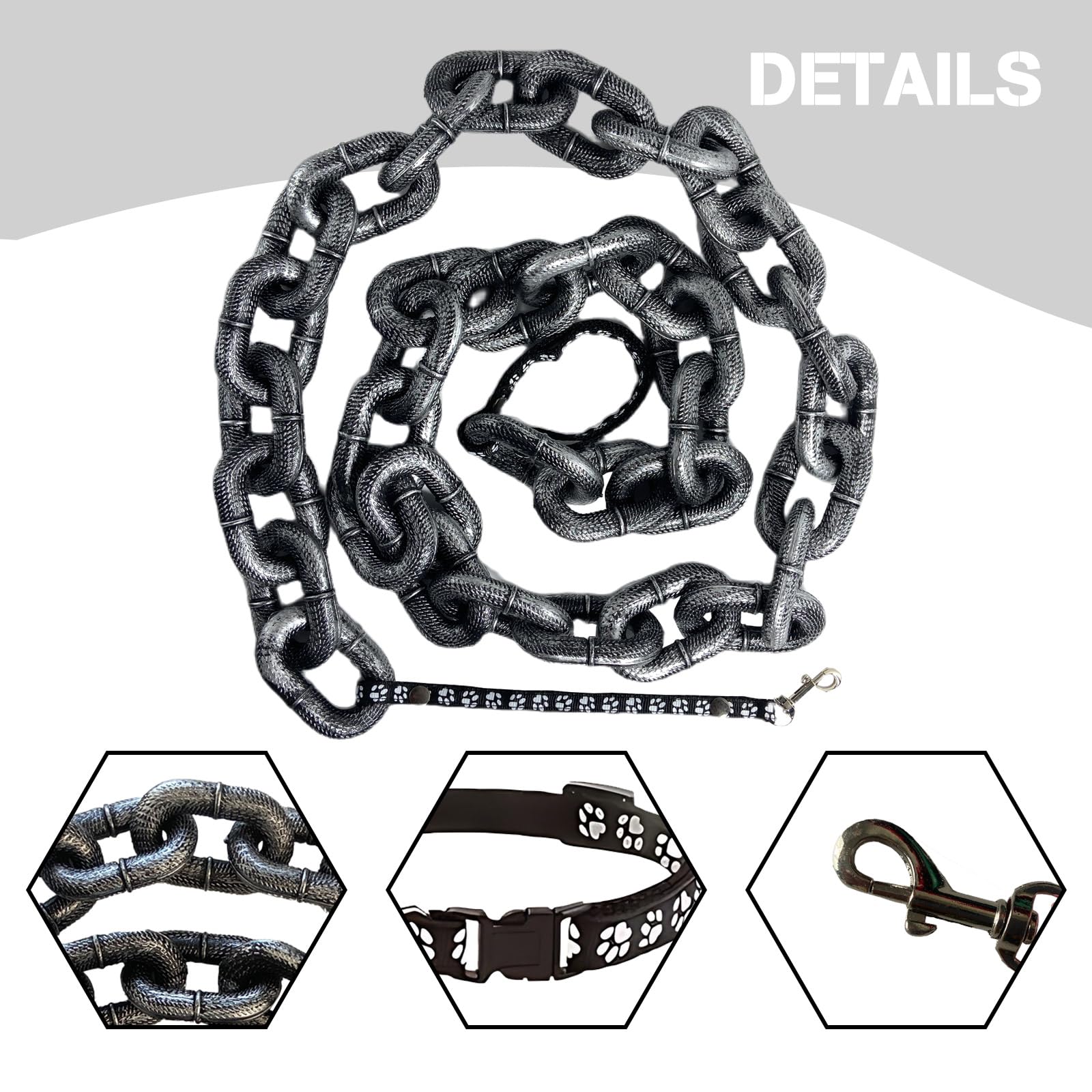 VQARCH lightweight hollow plastic leash for easy handling on daily strolls