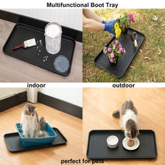 vramy finorder boot tray durable polypropylene holds shape when full