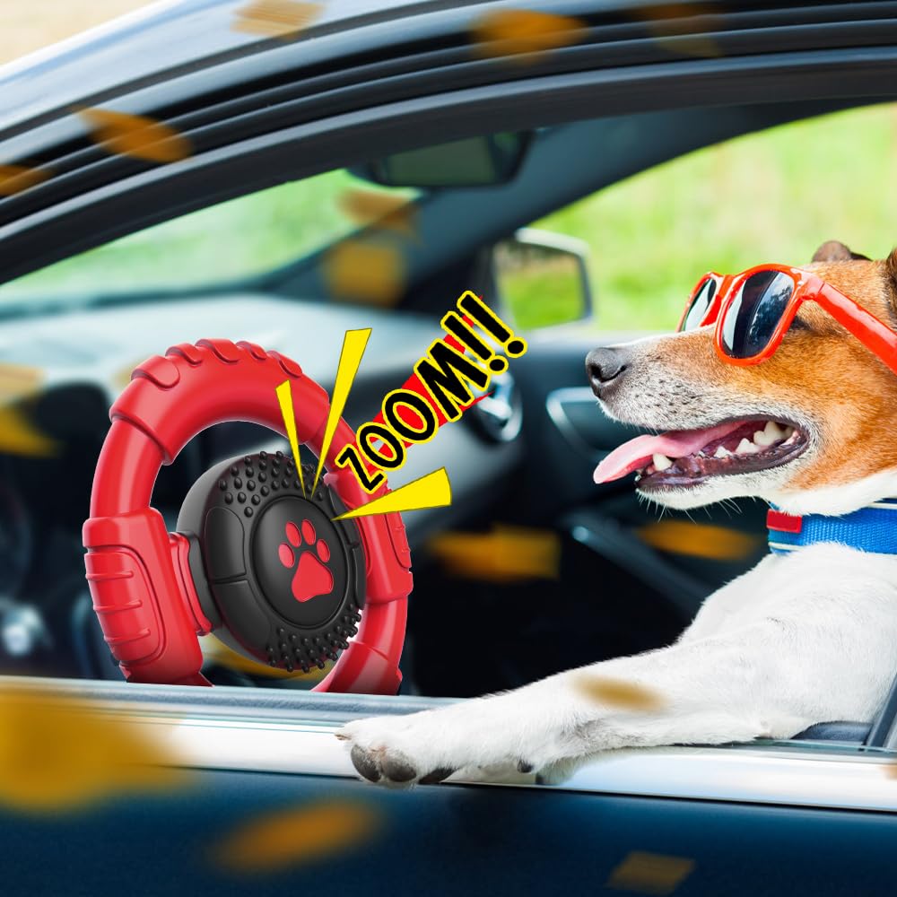 VRTOP 5.7-inch diameter dog toy suitable for all breeds.