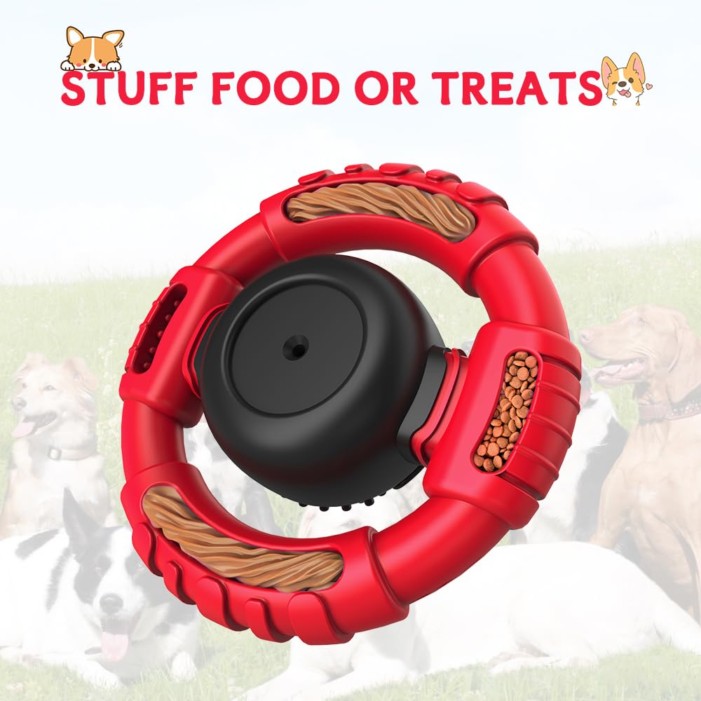 VRTOP rubber with light milk flavor to excite dogs during play.