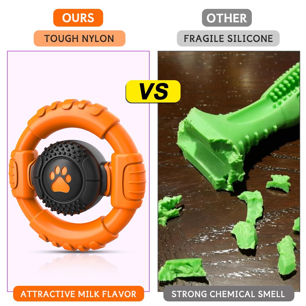 VRTOP milk-flavored rubber boosts excitement during chewing sessions.