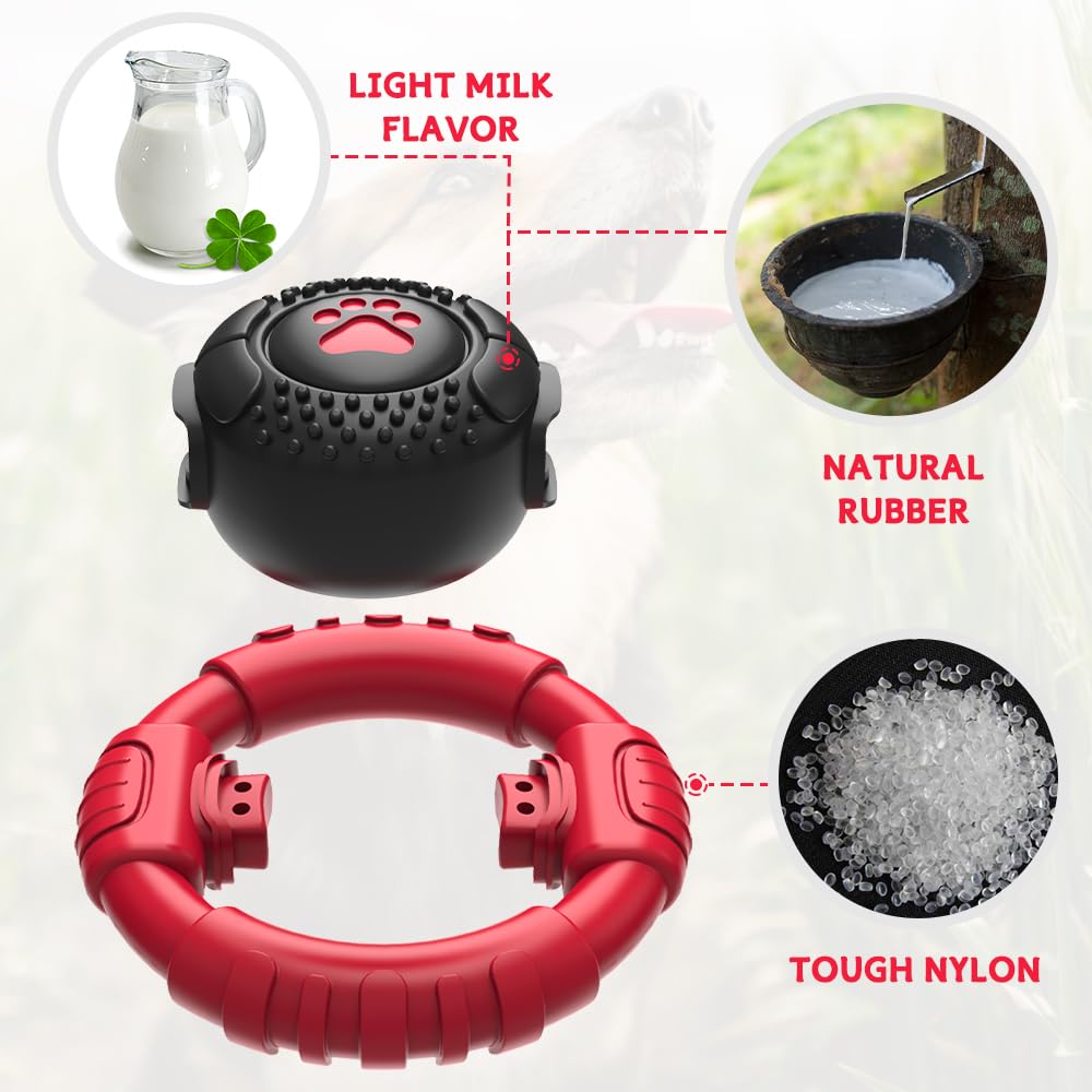 VRTOP toy includes a squeaker inside to boost interactive play.