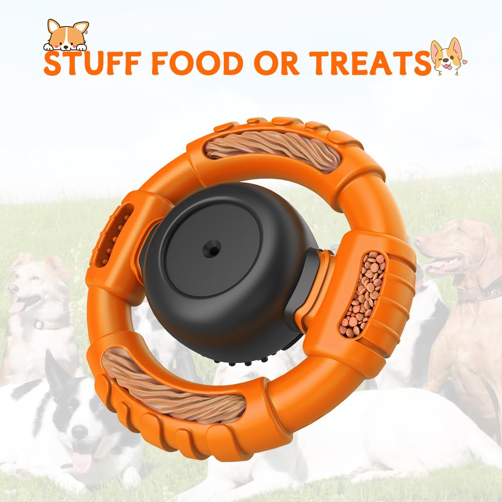 VRTOP grooves accommodate toothpaste or peanut butter for enrichment.