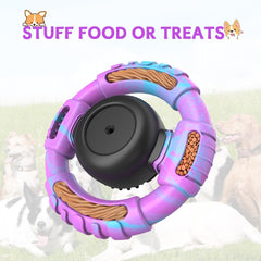 VRTOP flavored rubber toy with milk scent attracts dogs.