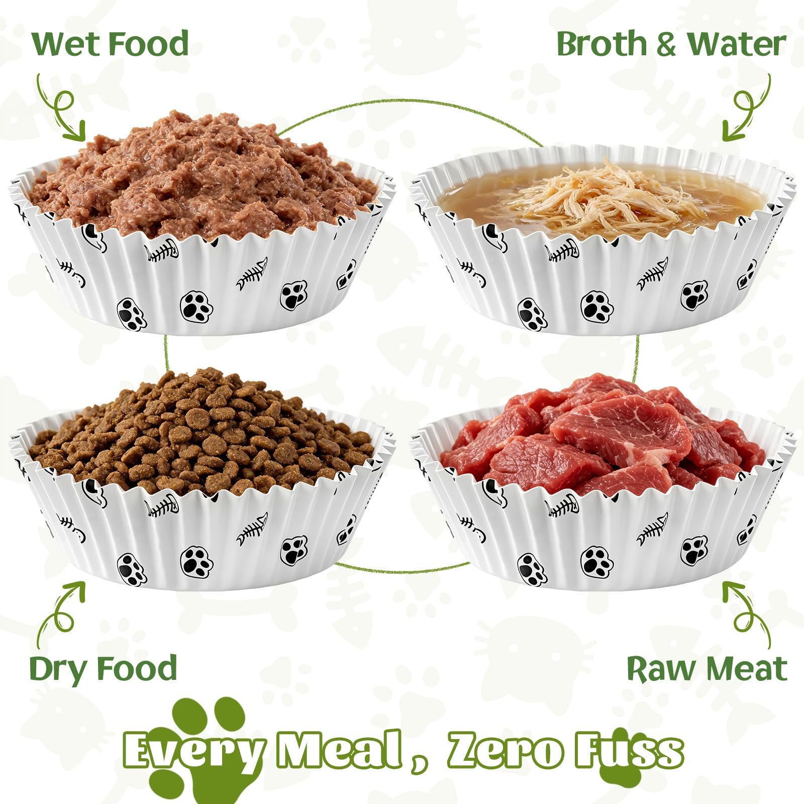 Vryapro liners used in feral cat feeding station setup