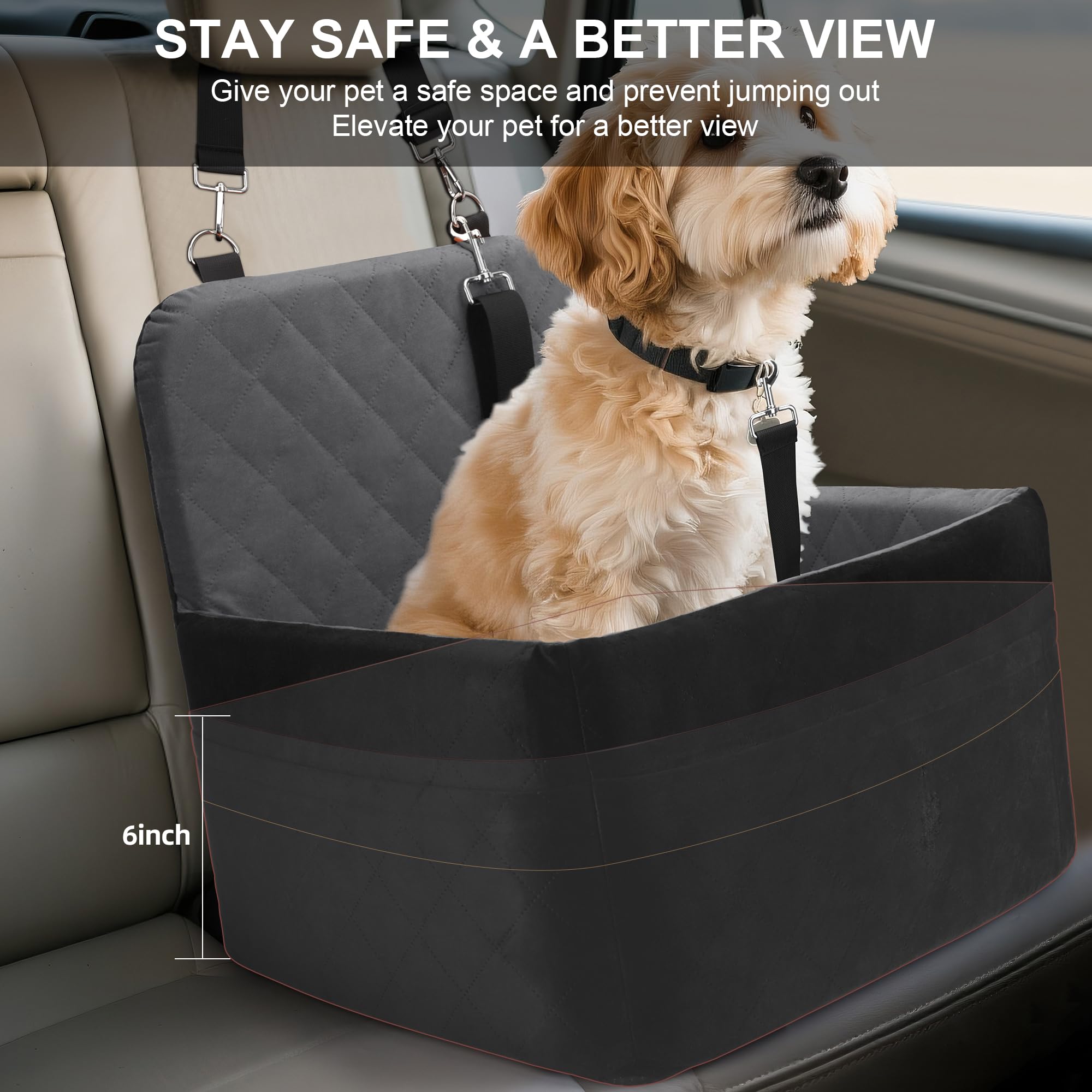 VSAPRDT booster doubles as a cozy home or outdoor bed.
