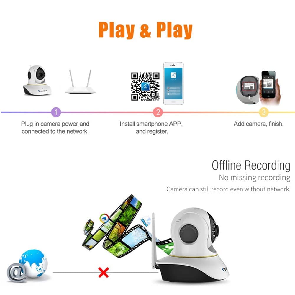 VSTARCAM app control interface for remote pet monitoring