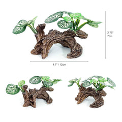 Vtapliea silk leaf plant large boosts underwater visual appeal.