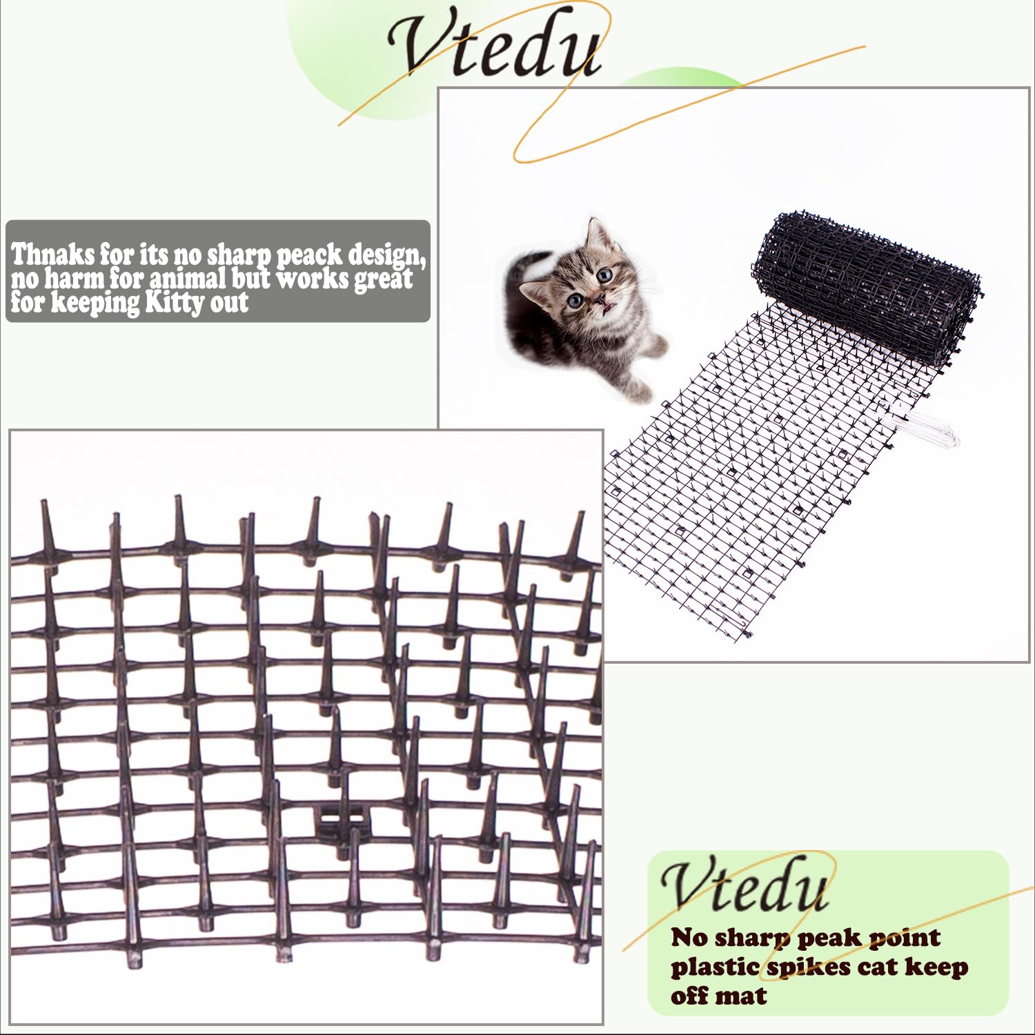 Vtedu cat scat mat roll design ships rolled for efficient delivery.