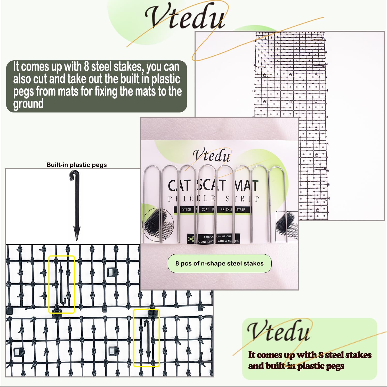 Vtedu safe non-toxic material keeps pets and households safe.