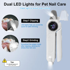 VTOPVMAX nail grinder with LED display for safe speed selection