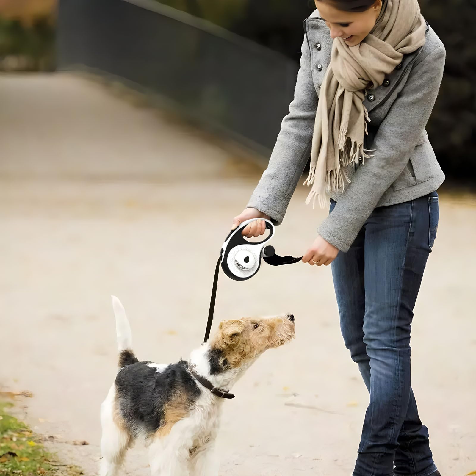 Reflective details on VTOPVMAX leash aid night walks