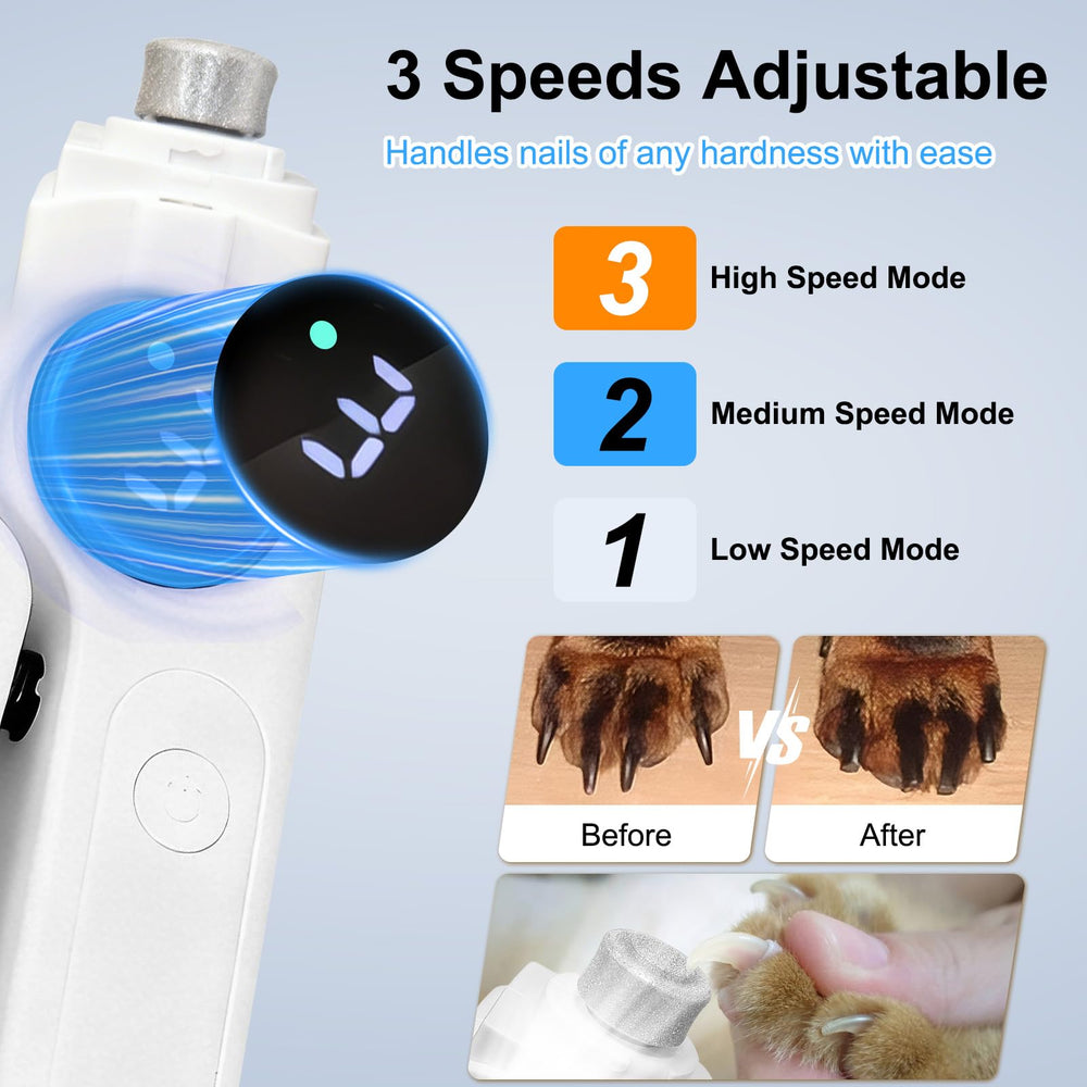 VTOPVMAX ultra-quiet motor keeps pets calm during grooming