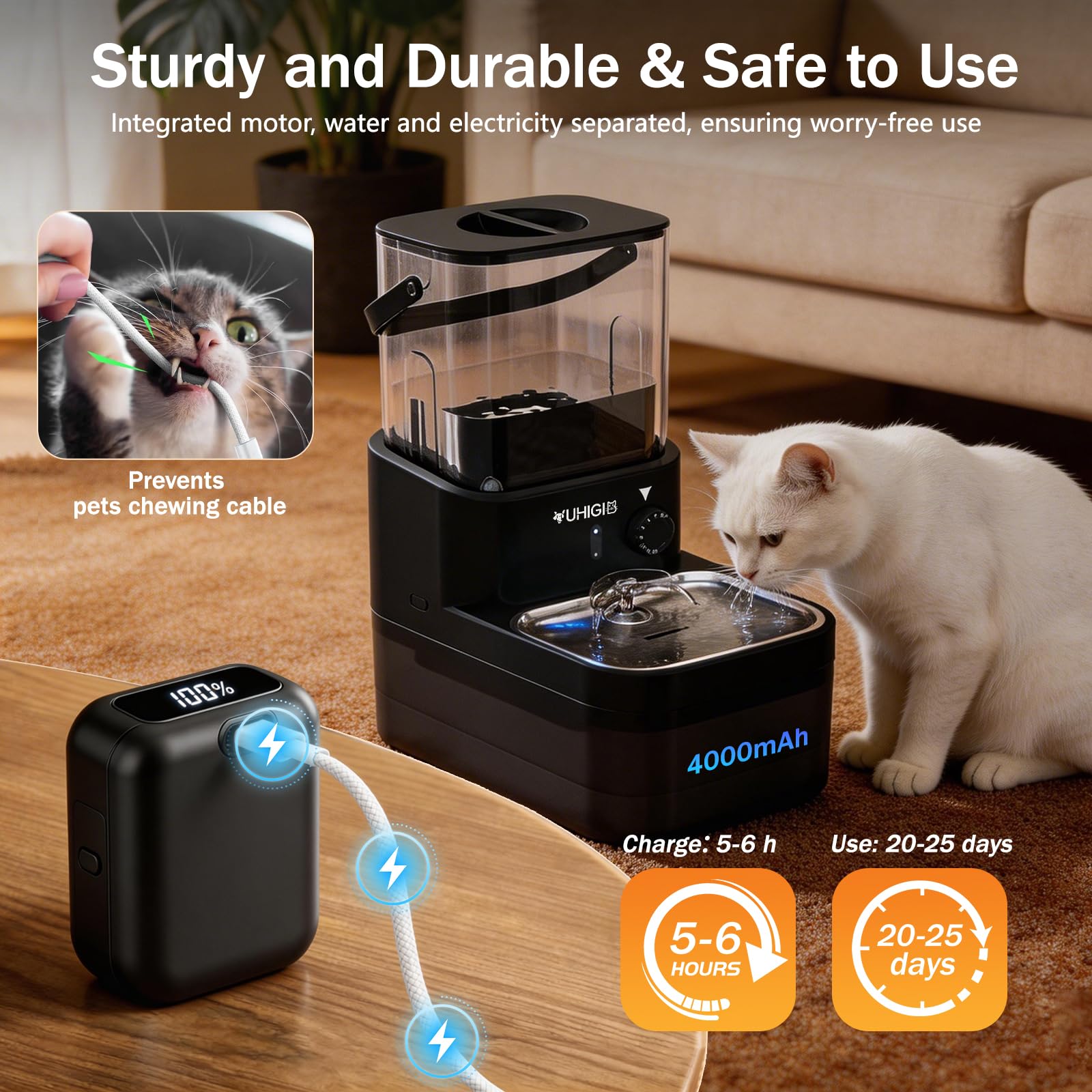 VUHIGIB removable tanks emphasize quick cleaning and simple maintenance.
