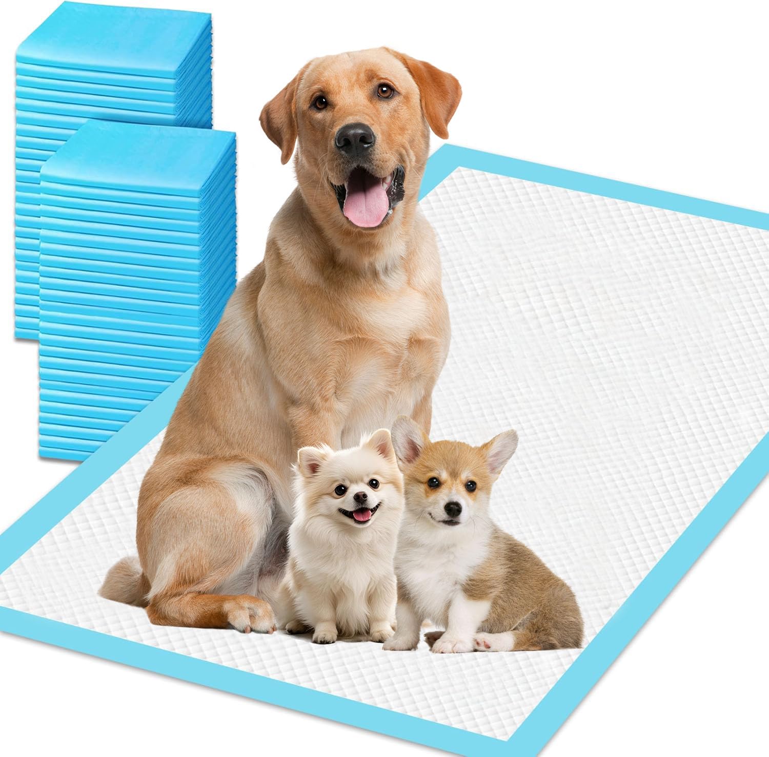VUKJLOP XXXXL puppy pee pad 36x51 cover keeps floors dry during training.