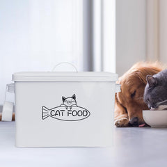 Vumdua dimensions indicate 12–13 lb capacity for common dry foods.