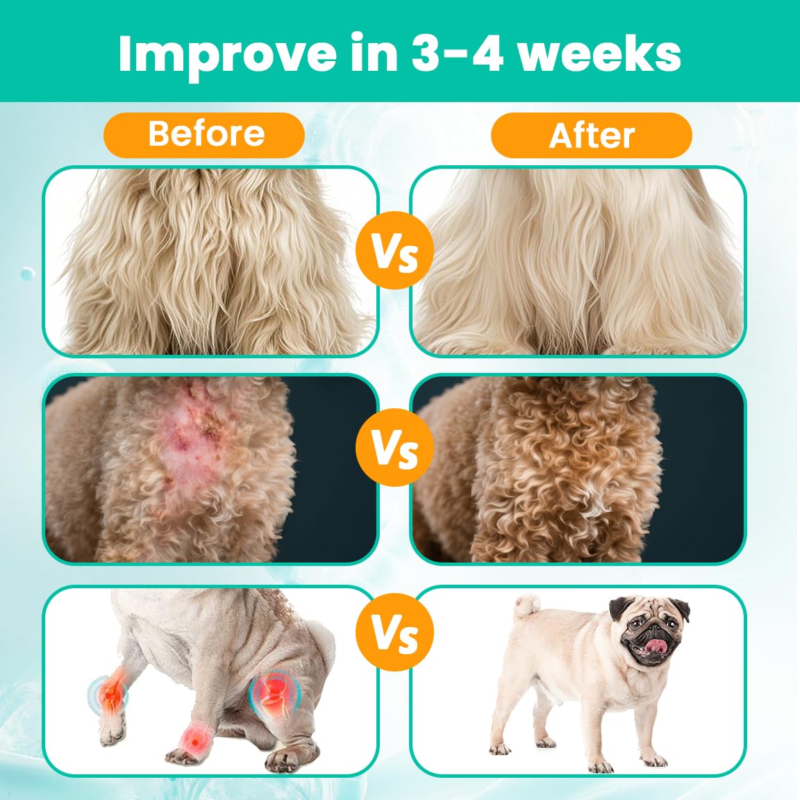VUN Liquid Collagen Drops help pets stay active and mobile.