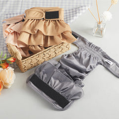VUNCESSIN XL diaper in stripes pattern provides secure fit during daily activities.