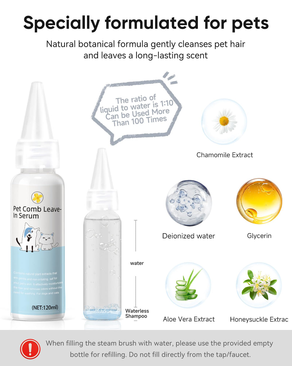 VVWVVW mist-spray-function provides even moisture during brushing