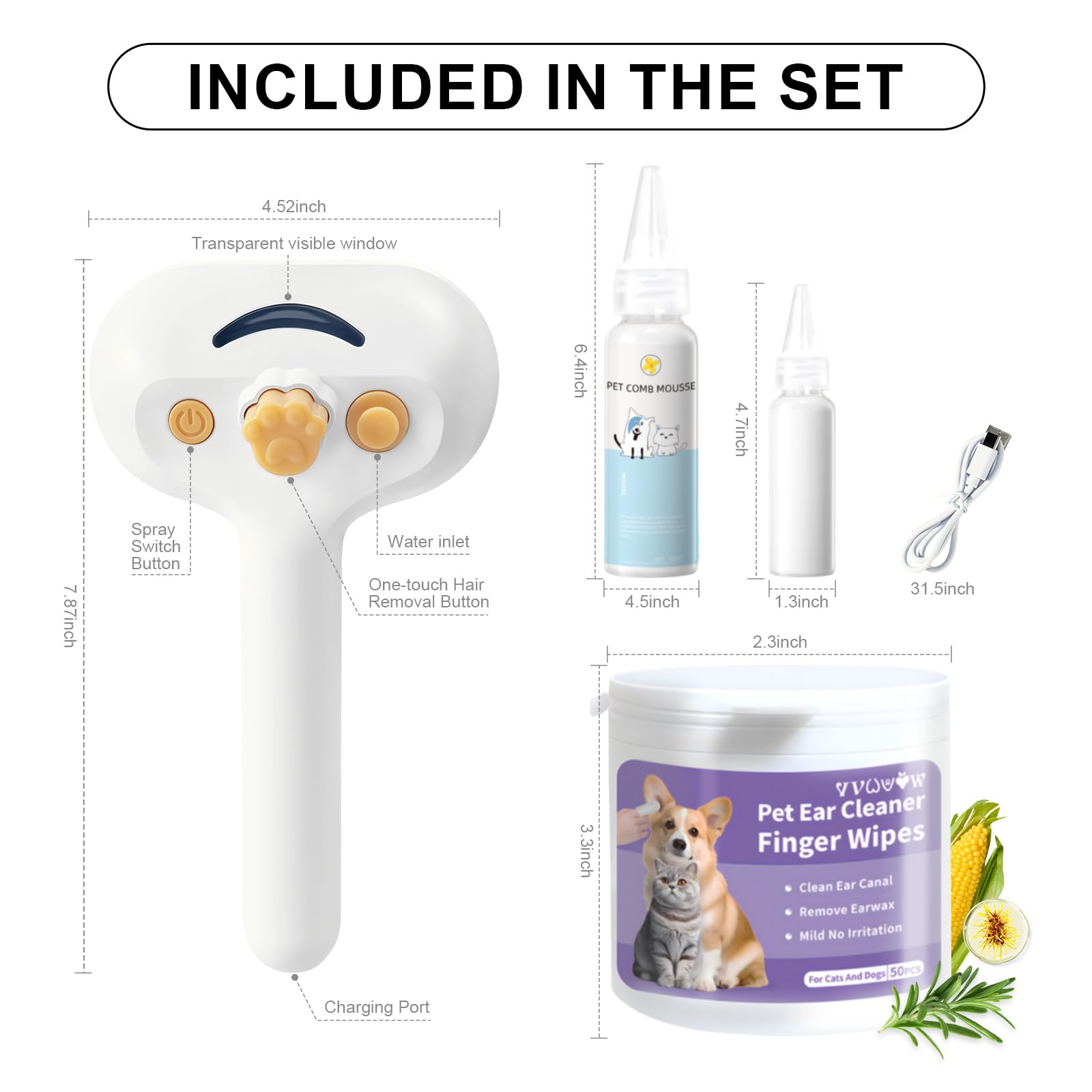 VVWVVW Waterless shampoo dispense demonstrates quick cleansing