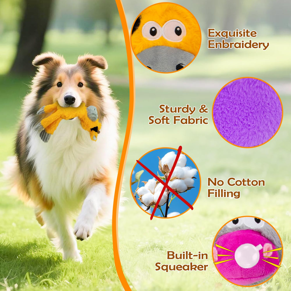 VWPTCHI Hippo squeaky toy for dogs boosts playful exercise and focus