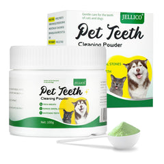 Vyaji Dog Dental Powder bottle for easy home dental care
