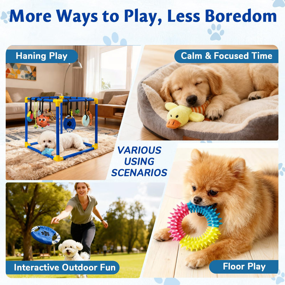 VYNALTIX Puppy Play Gym easy-assembly design ready in minutes