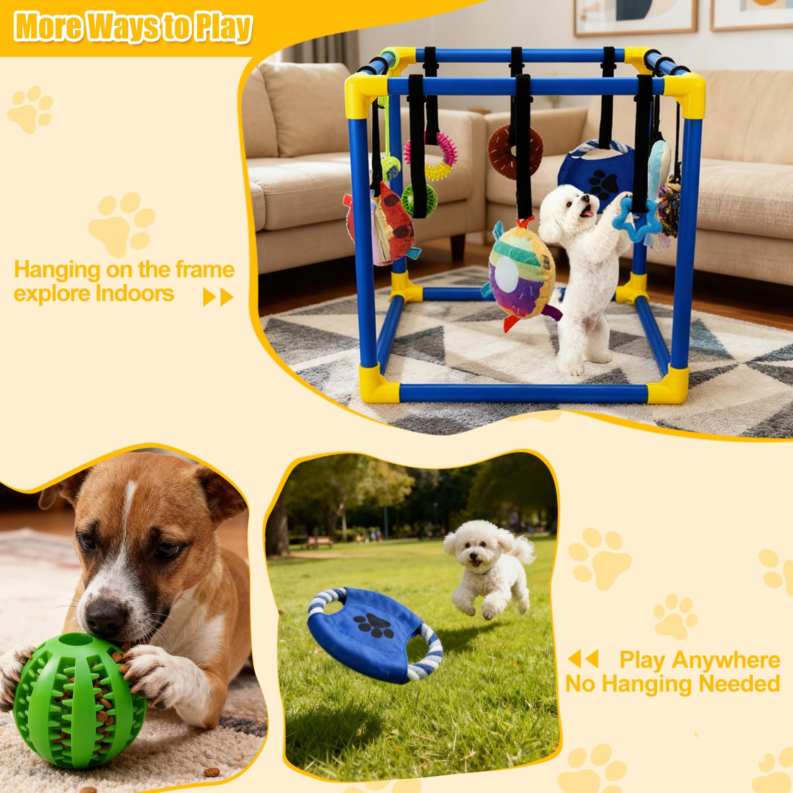 VYNALTIX PVC frame with rounded edges for a safe sturdy play cube.