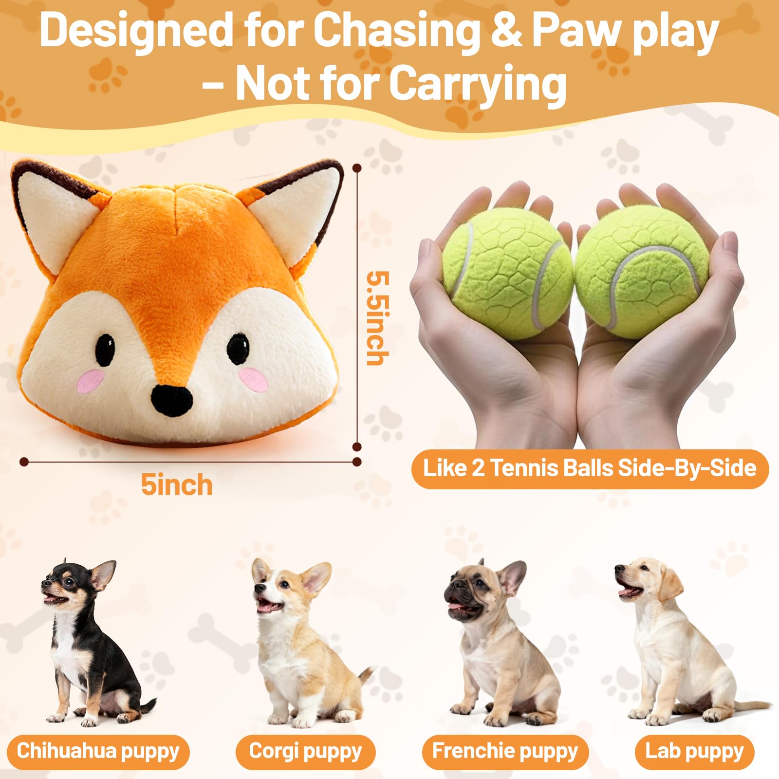 VYsTN Foxy USB rechargeable toy offers hours of entertainment.