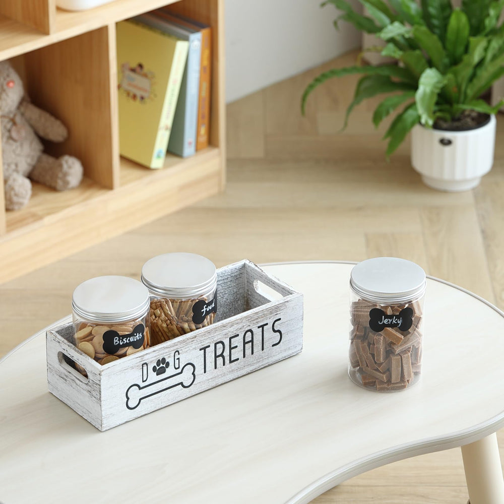 VZODESR kitchen farmhouse decor box adds style to pet storage