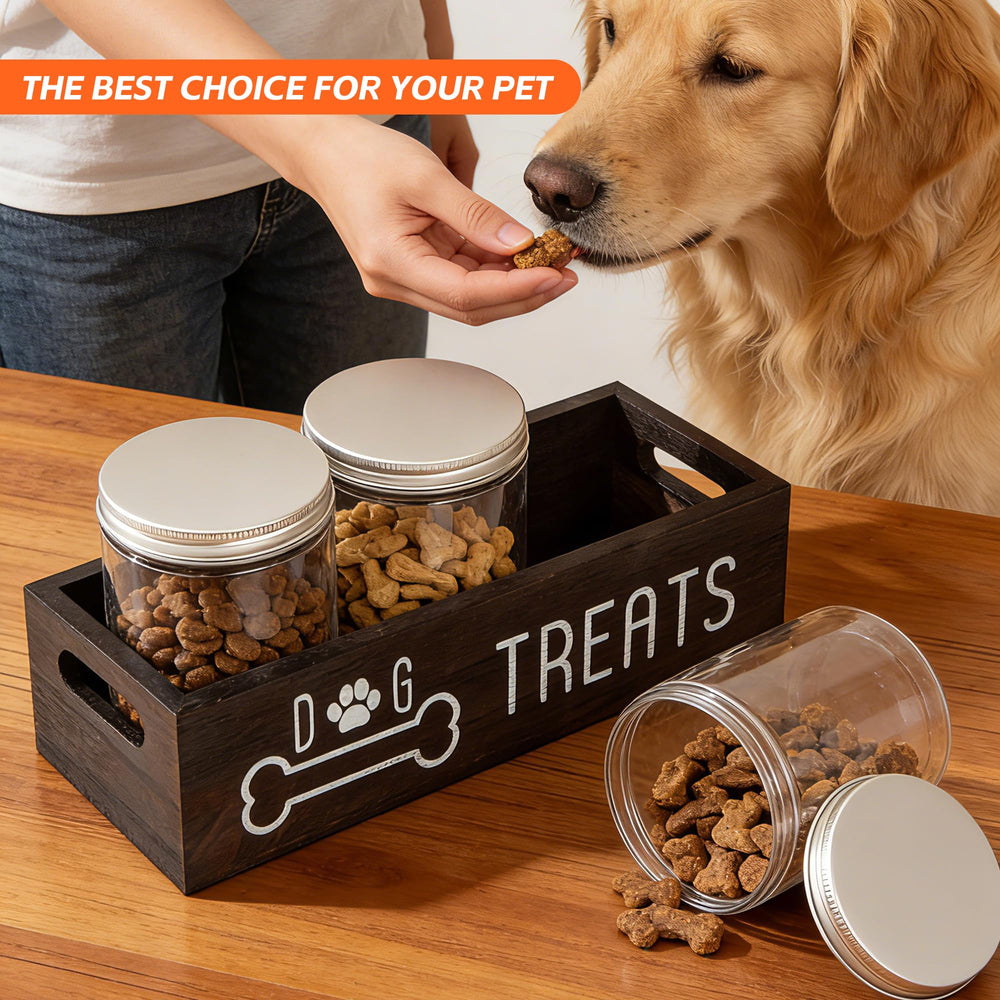 VZODESR leak-proof jars preserve crunch and freshness of treats.