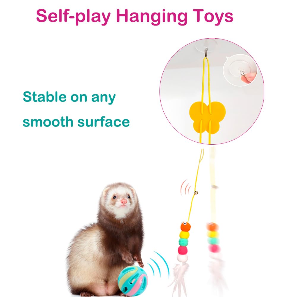 VZqola teething springs and bells encourage hunting and pounce