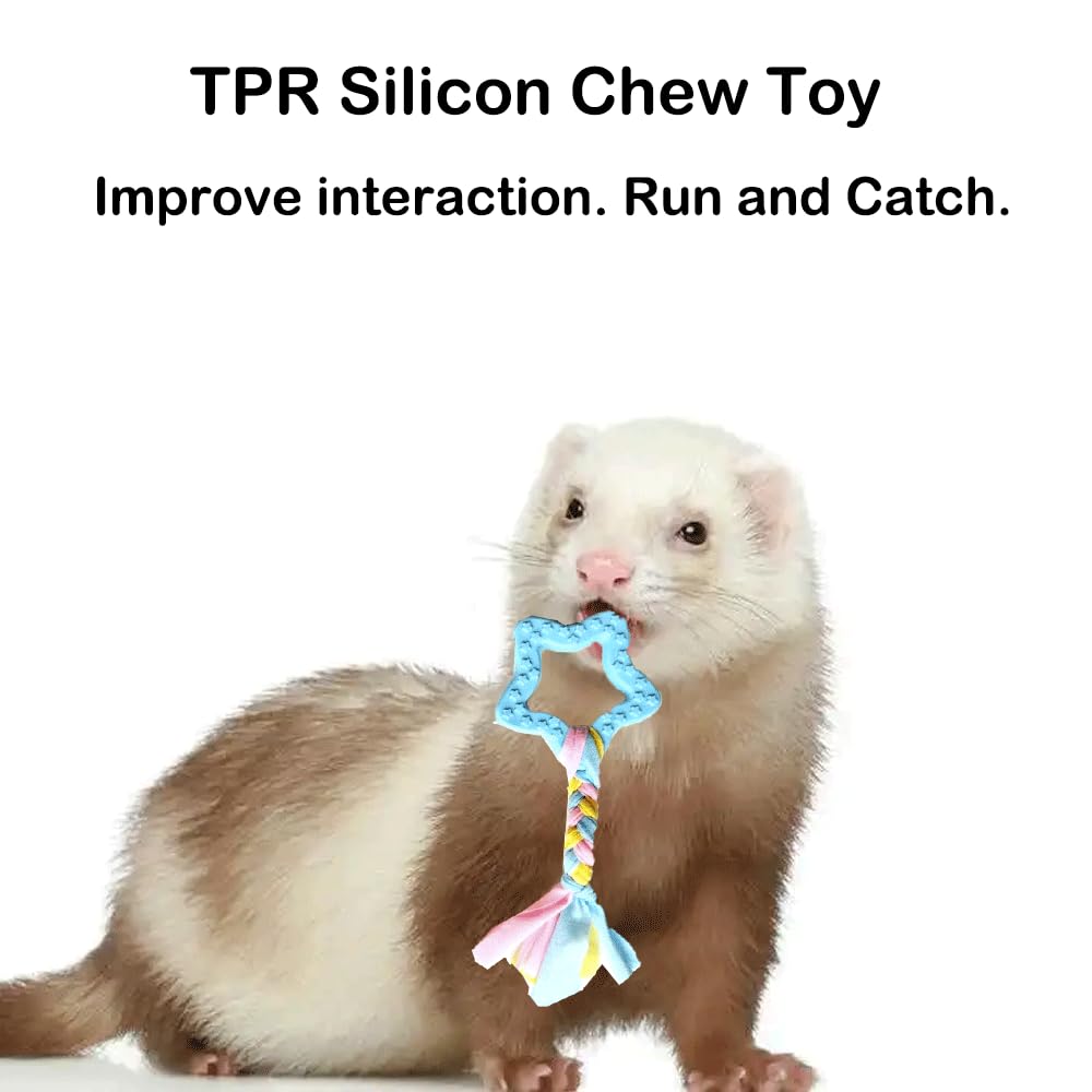 VZqola knotted rope tug toy offers strong grip for interactive games