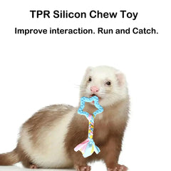 VZqola knotted rope tug toy offers strong grip for interactive games