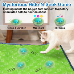 Waaiio hide-n-seek chase scene prompts quick reflexes and exercise.