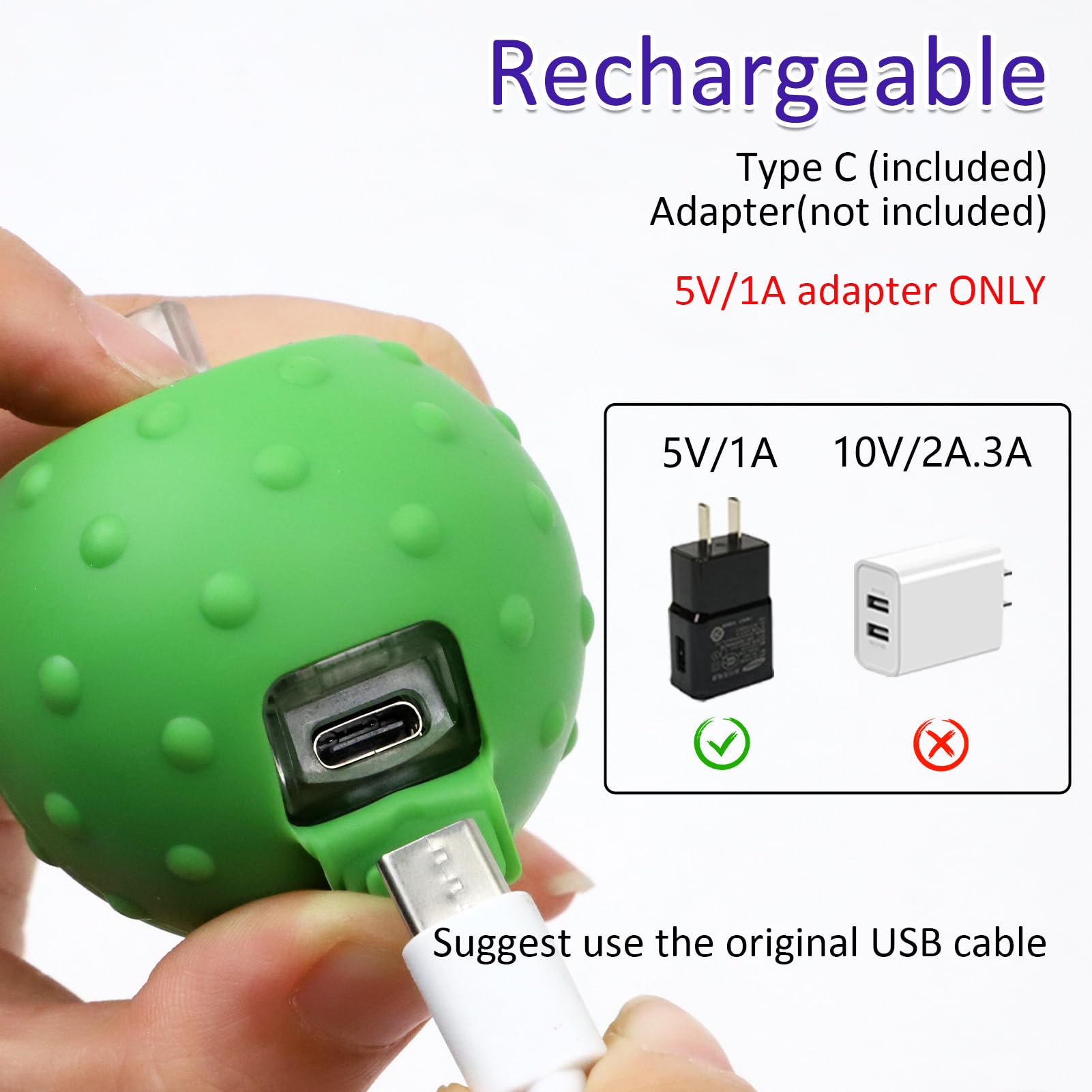 Waaiio Ball includes replaceable tails for extended playtime