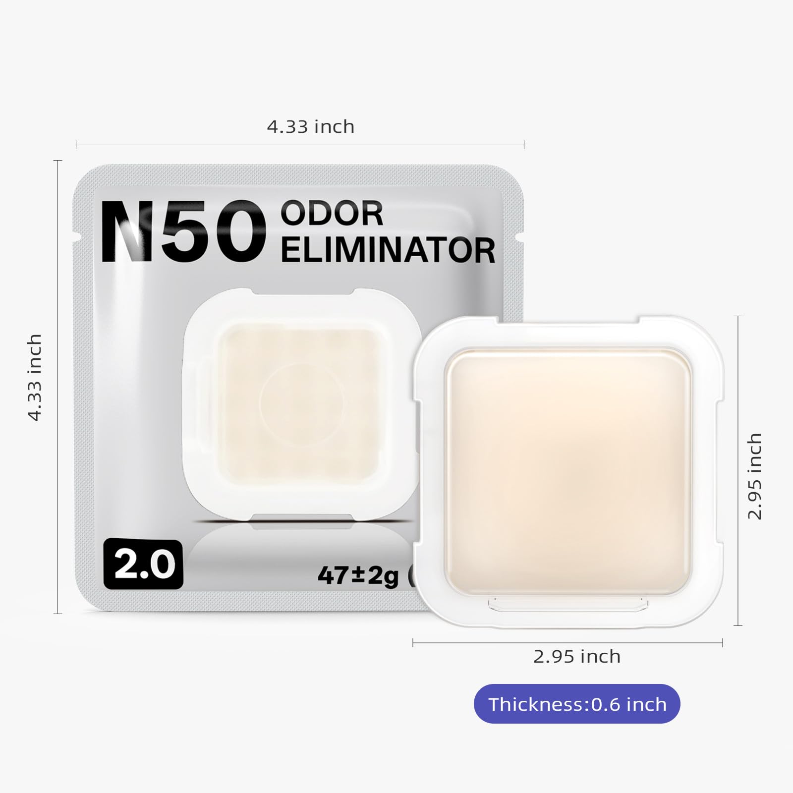Waatoos N50-2-0 odor control keeps litter areas smelling fresh.