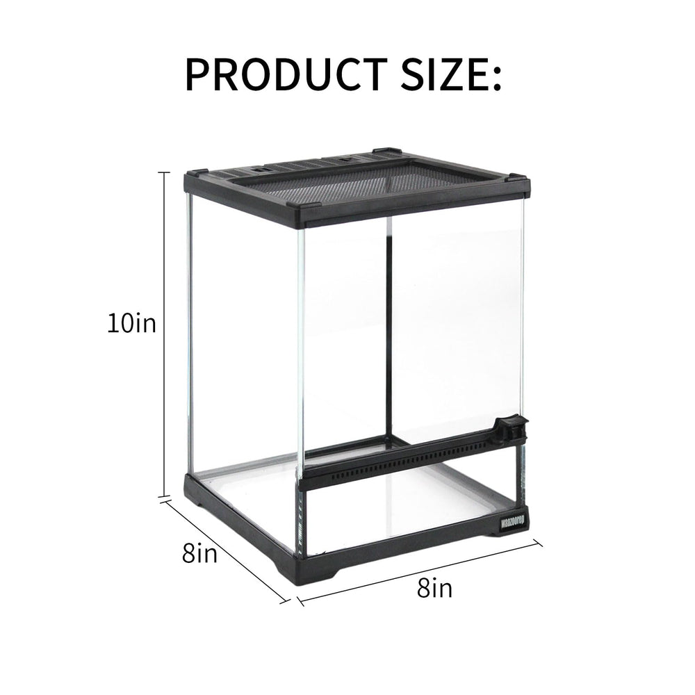 Waazoorep tempered glass panel highlights durability and crystal-clear viewing from any angle