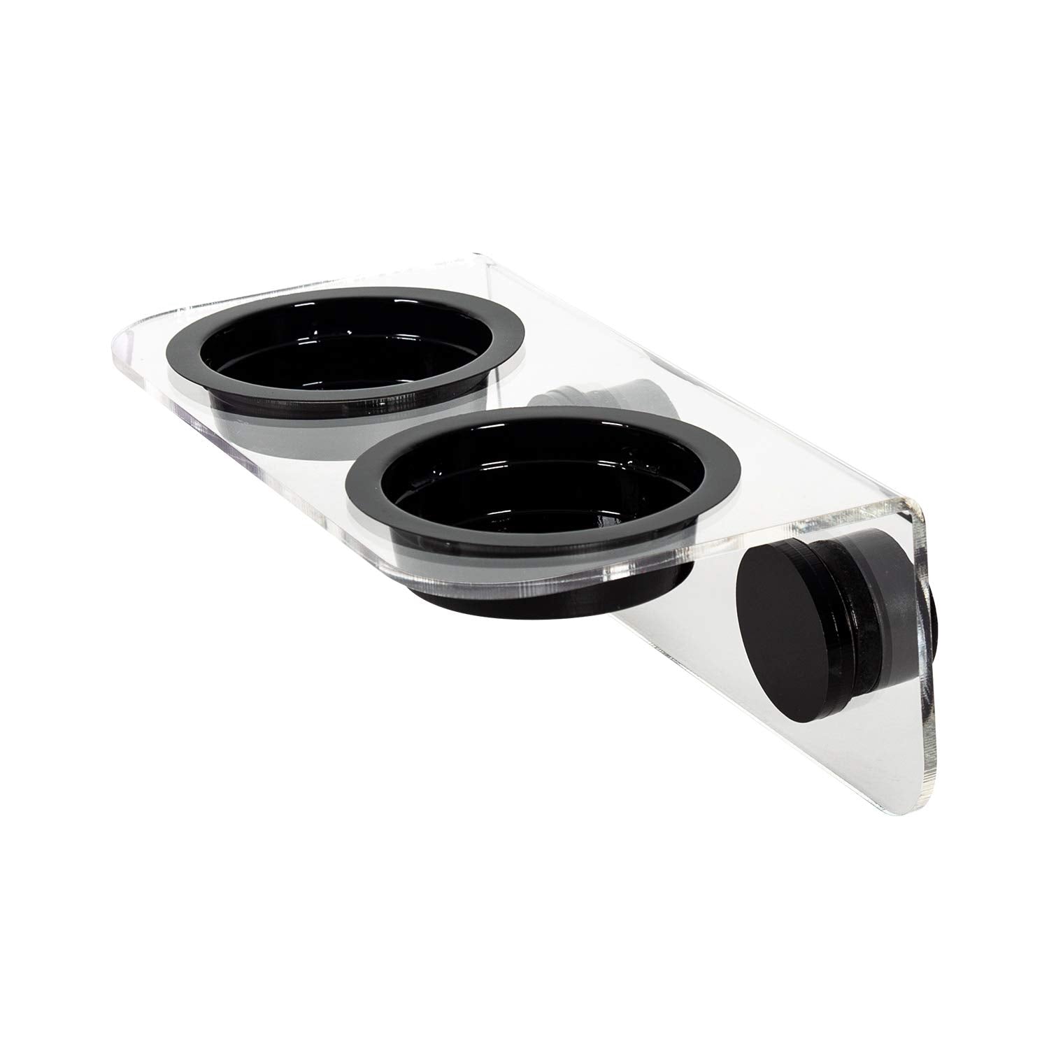 WACOOL magnetic reptile ledge with six cups for secure feeding.