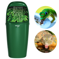 WACOOL TERRA reptile water dispenser showing a gentle drip stream for hydration
