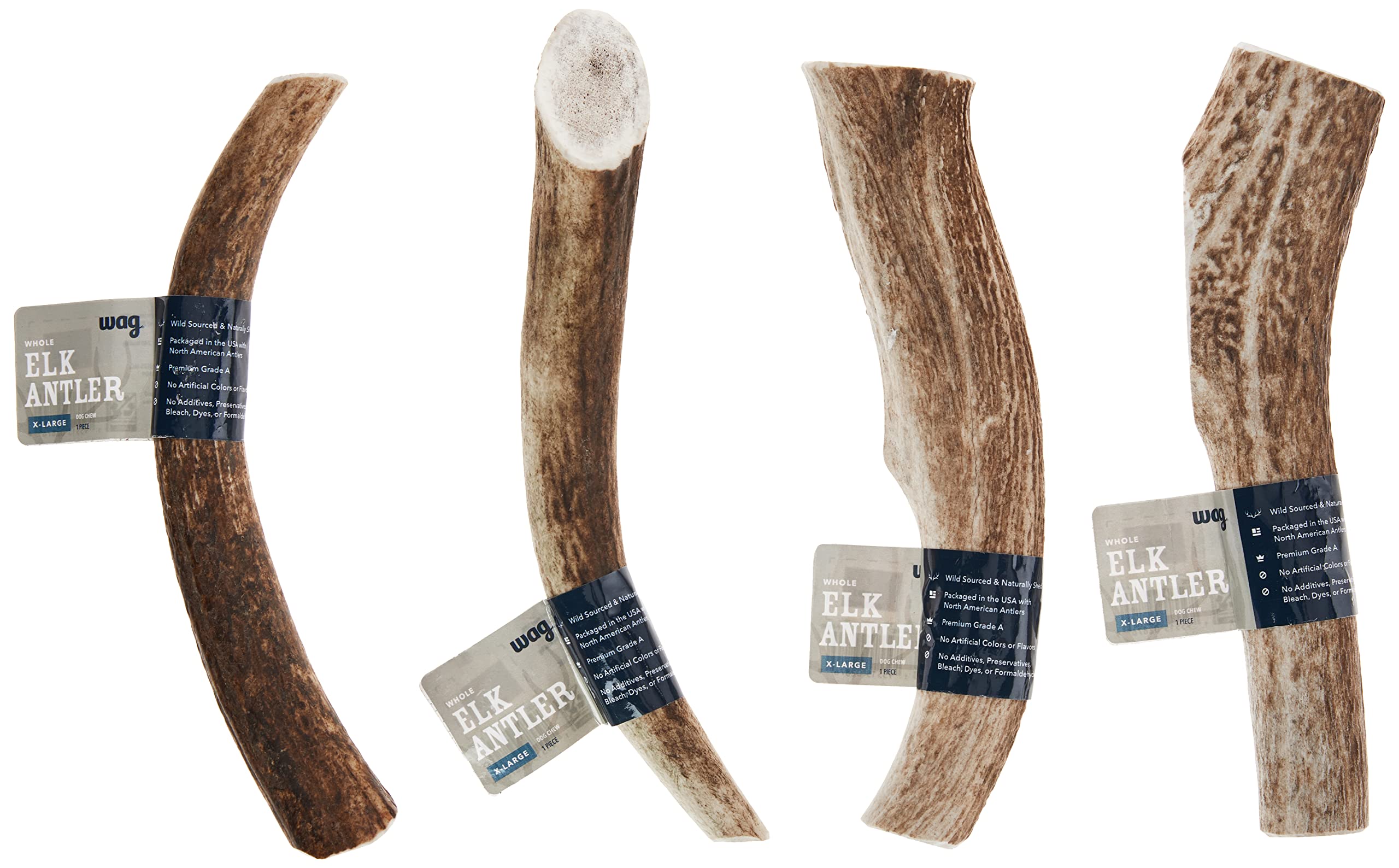 WAG Elk Antler Large dog chewer use, ideal for big breeds