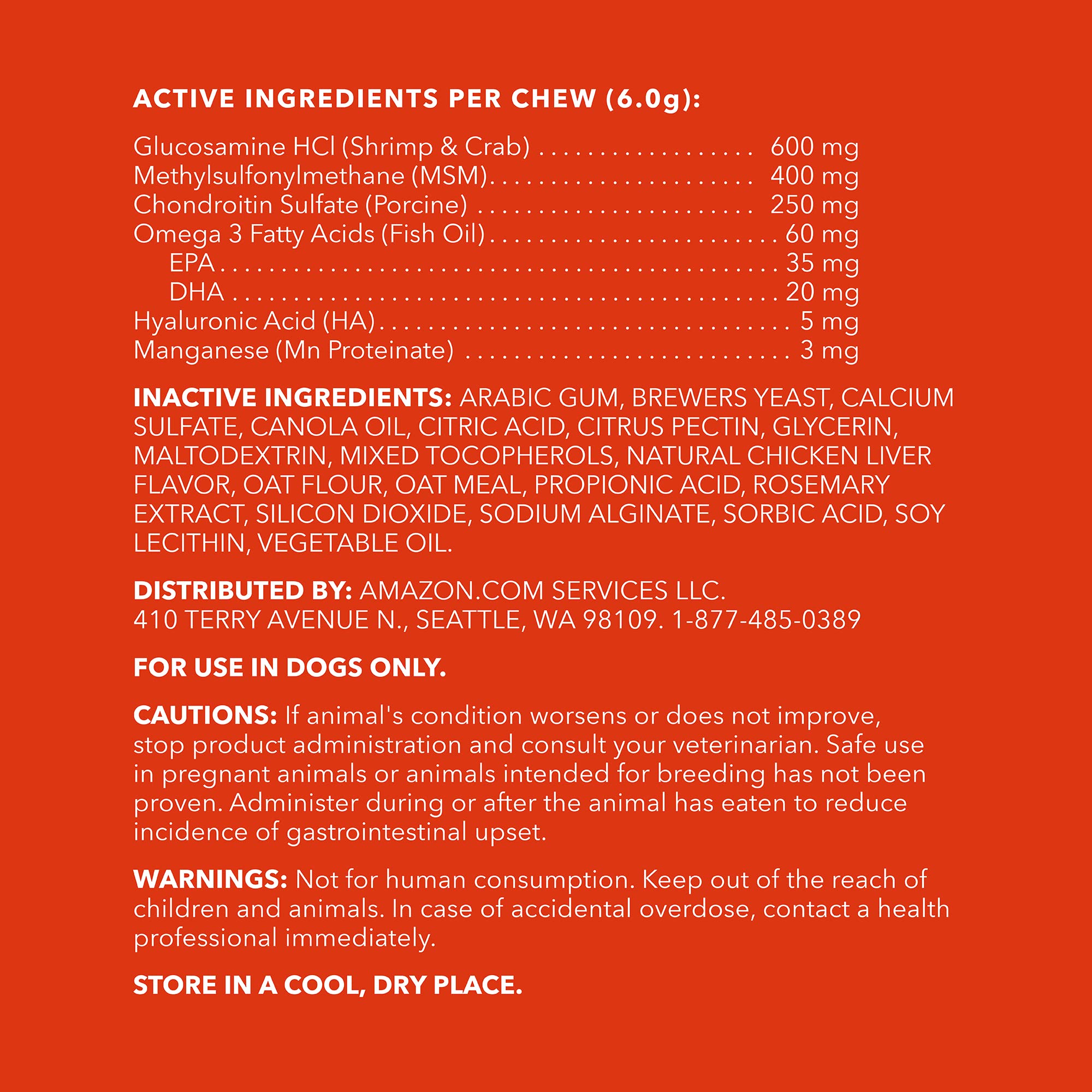 WAG Hip & Joint Soft Chews dog running illustrates active lifestyle potential.