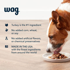 WAG Pate turkey-chicken cans in a 12.5 oz pack